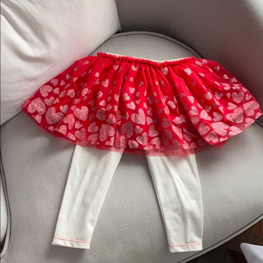 Skirt with leggings attached